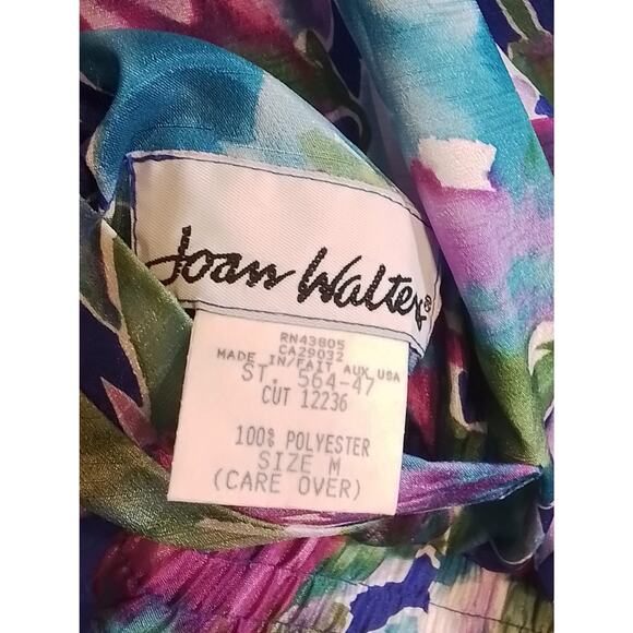 Joan Walter's Floral Reversible Windbreaker Jacket - Picture 6 of 6